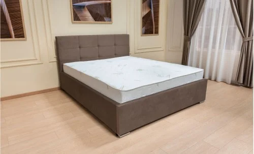 Set Pat Fresh cu Saltea Aloe Vera și Somieră Rabatabilă, 180x200, Maro Deschis 