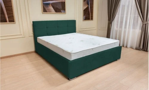 Set Pat Fresh Aloe Vera cu Saltea și Somieră Rabatabilă, 180x200, Verde Smarald 