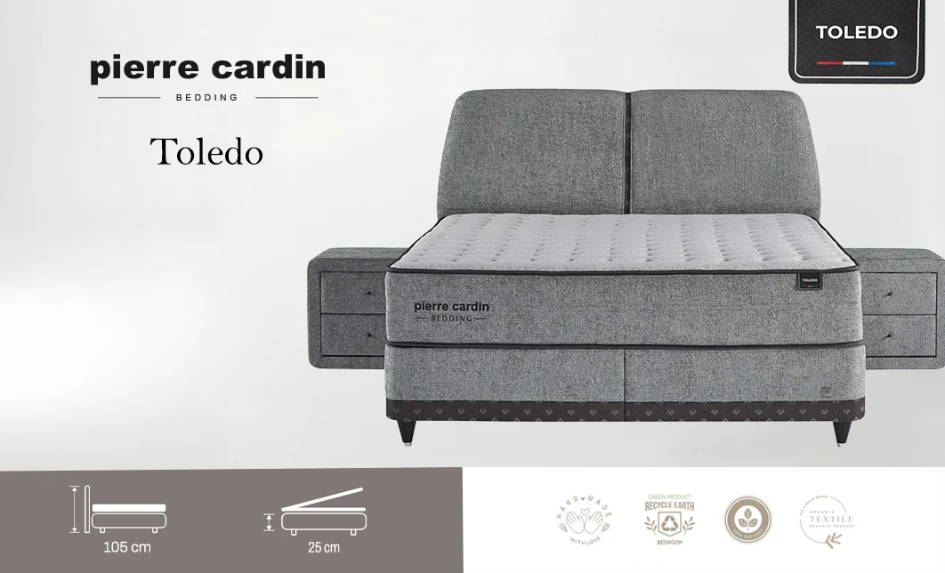  Pierre Cardin - Pat Tapițat Toledo 140x200