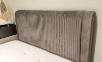 Set Pat Tapitat cu Saltea Bella Grey 140x200 8