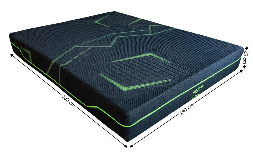 Saltea Memory ''DR SLEEP'' HR Black, 140x200x25cm 1