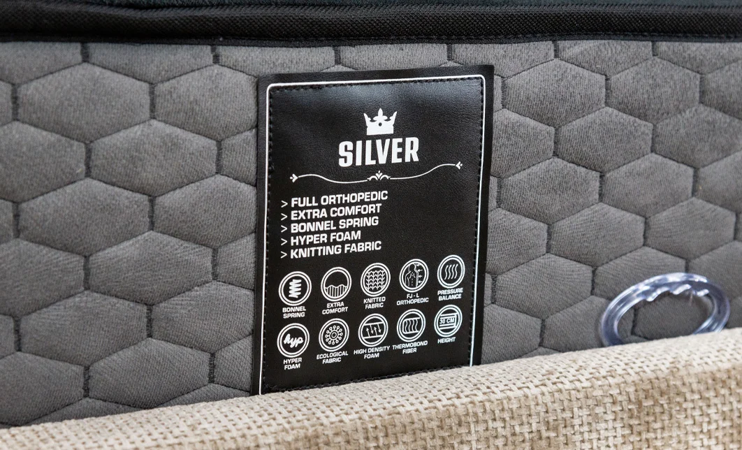 Saltea Silver, 135x190x33cm