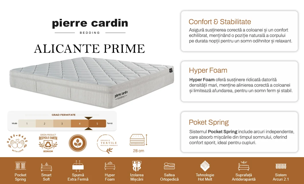  Pierre Cardin - Saltea Alicante  Prime 160x200 6