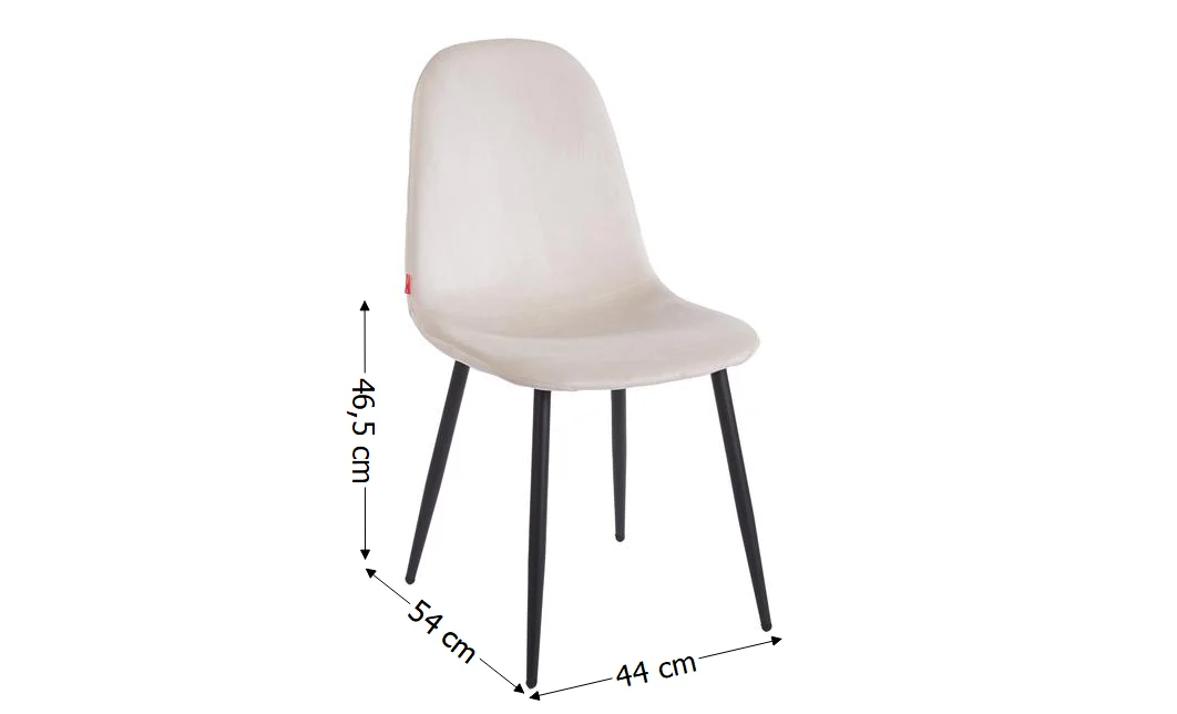 Set Masă Living cu 4 Scaune KJD6315 Bej