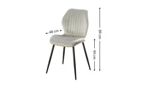 Scaun Living Tapitat KJC104 Bej
