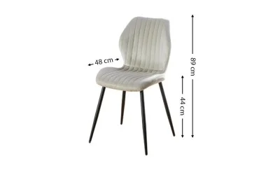 Scaun Living Tapitat KJC104 Bej