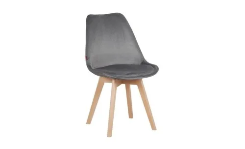 Set Masă Living SL673 Albă cu 6 Scaune de Living J901 Gri