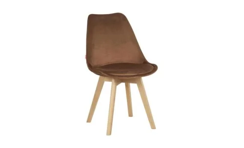 Set Masă Living SL673 Albă cu 4 Scaune J901 Maro