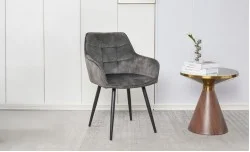 Scaun Living KJC4344 Gri Deschis