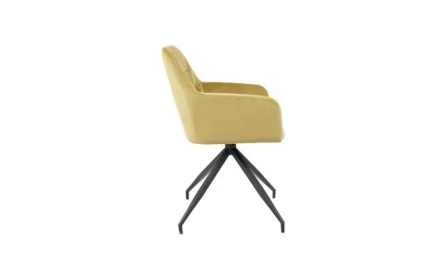 Scaun Living Tapitat KJC4345 Mustar