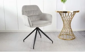 Scaun Living Tapitat KJC4345 Gri