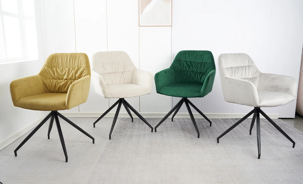 Scaun Living Tapitat KJC4345 Gri 7