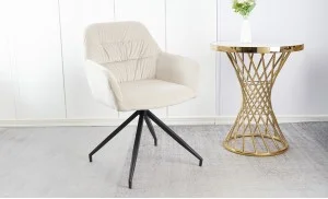 Scaun Living Tapitat KJC4345 Bej