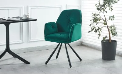 Scaun Living Rotativ KJC80 Verde