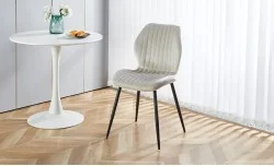 Scaun Living Tapitat KJC104 Bej