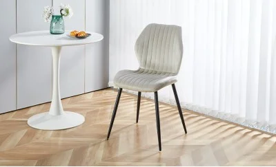 Scaun Living Tapitat KJC104 Bej