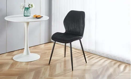 Scaun Living Tapitat KJC104 Negru
