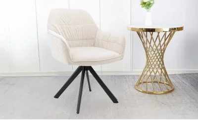 Scaun Living Tapitat KJC3846 Bej