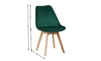 Scaun Living J901 Verde