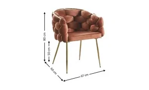 Scaun Living Tapitat KJC15 Maro