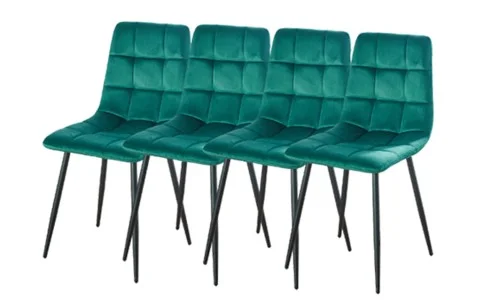 Set 4 Scaune KJC37 Verde