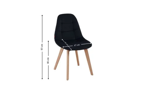 Set Masa Rotunda DT17 Albă cu 3 Scaune KJC5304 Negre