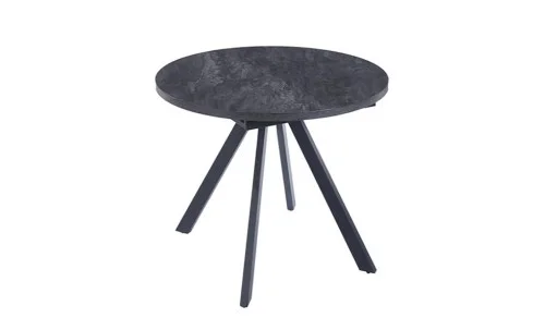 Set Masă Living Extensibilă Set Masă Extensibilă DTW0902MBE Gri cu 2 Scaune J265 Negre