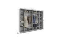 Dulap Personalizat Usi Glisante, 290 x 220 x 45