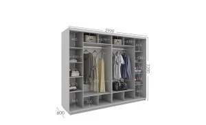 Dulap Personalizat Usi Glisante, 290 x 220 x 60