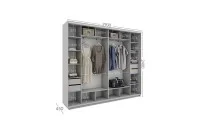 Dulap Personalizat Usi Glisante, 290 x 240 x 45 1