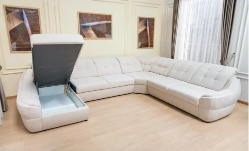 Colțar Extensibil Space XXL Bej - Vega 03 Stânga