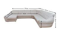 Colțar Extensibil Space XXL Bej - Vega 03 Stânga 3