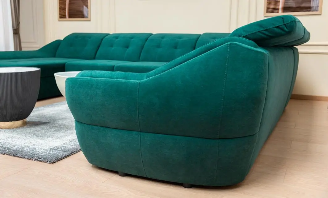 Colțar Extensibil Space XXL Verde - Vega 27 Stânga