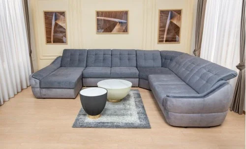 Colțar Extensibil Space XXL Gri - Vega 33/Vega 10 Stânga
