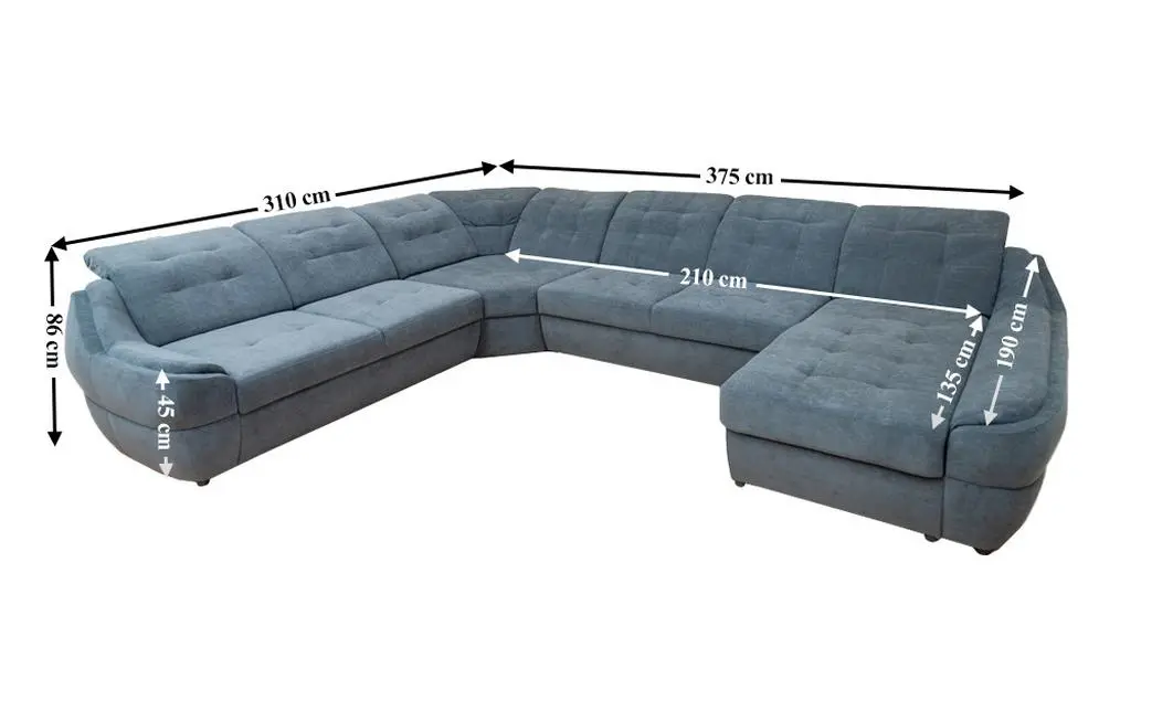 Colțar Extensibil Space XXL Gri - Vega 35 Dreapta 2