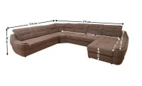 Colțar Extensibil Space XXL Maro - Vega 36 Dreapta 2