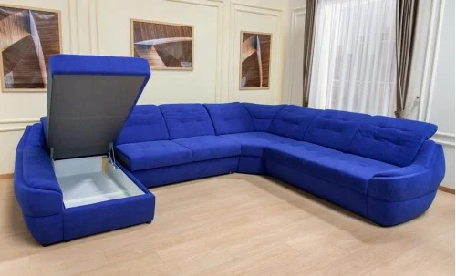 Colțar Extensibil Space XXL Albastru - Vega 38 Stânga