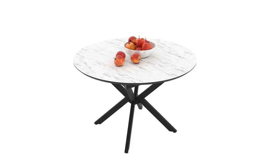Masa Living Extensibila Dobok 110 cm Alb 8