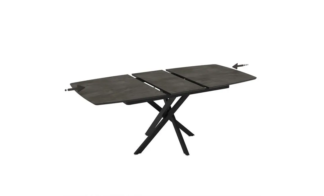 Masa Living Extensibila Filis 145 cm Gri 5