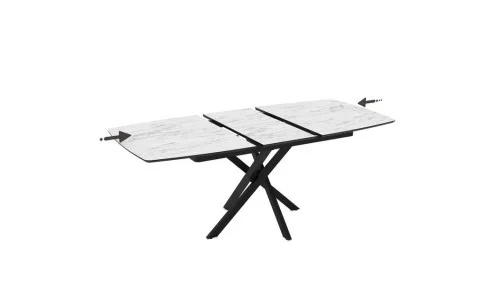 Masa Living Extensibila Filis 145 cm Alb