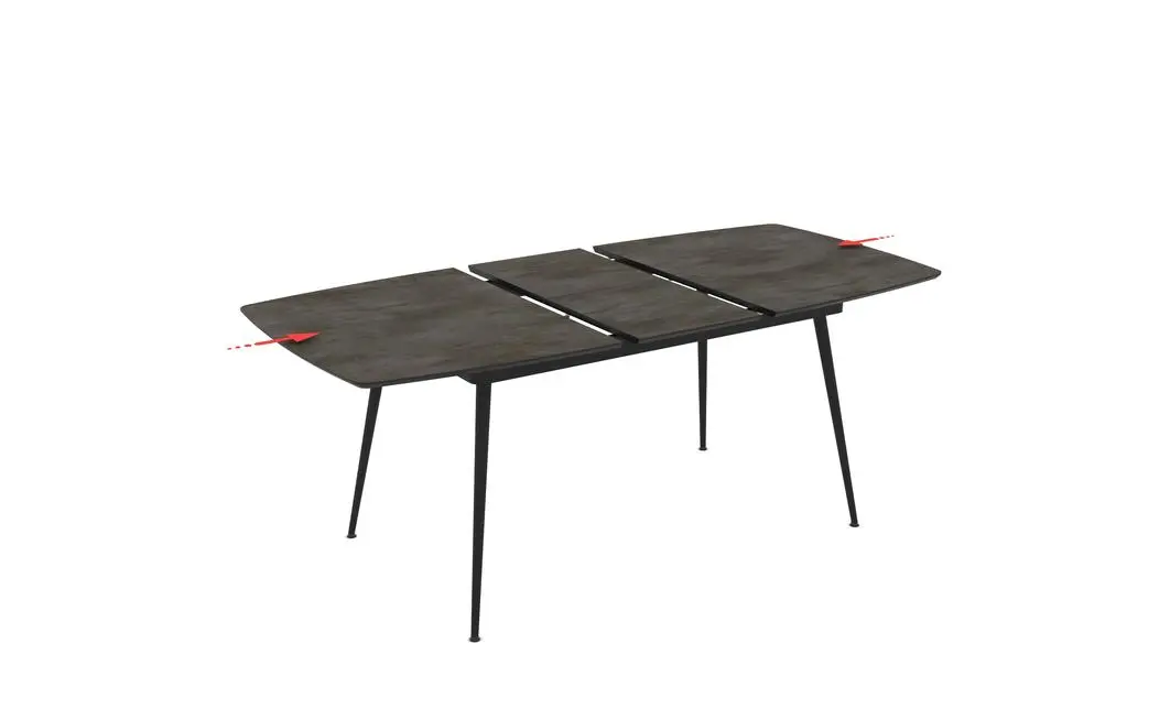 Masa Living Extensibila Yense 125 cm Gri 8