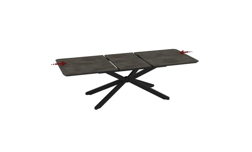 Masa Living Extensibila Mona 250 cm Gri 3