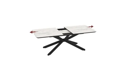 Masa Living Extensibila Mona 250 cm Alb