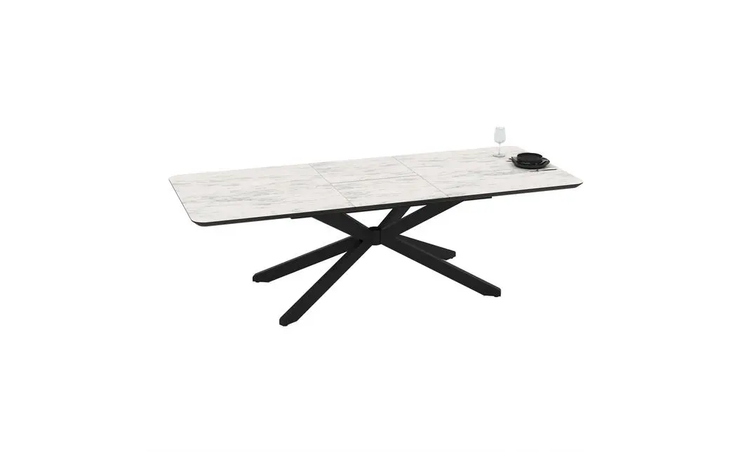 Masa Living Extensibila Mona 250 cm Alb