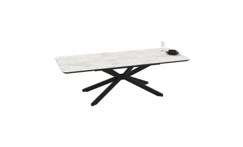Masa Living Extensibila Mona 250 cm Alb