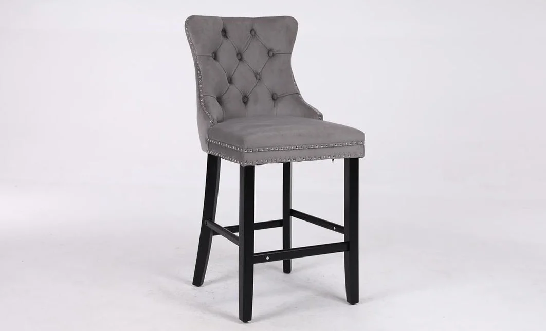 Scaun Bar KJC10177 Gri 4