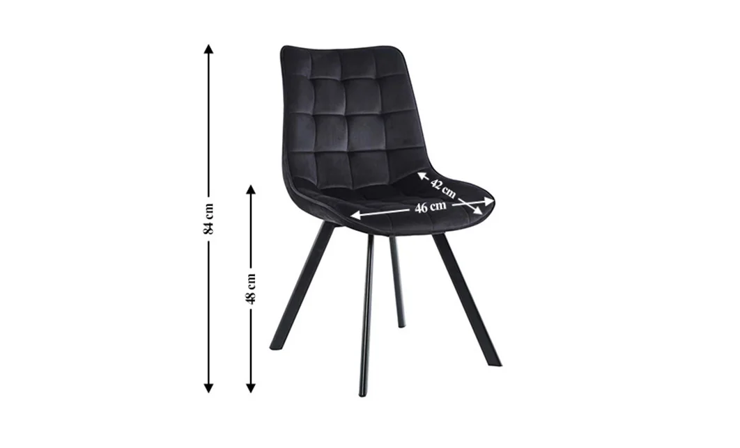 Set Masă Living Extensibilă Set Masă Extensibilă DTW0902MBE Albă cu 4 Scaune J265 Negre 5