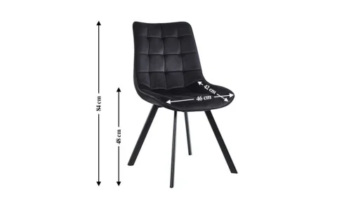 Set Masă Living Extensibilă Set Masă Extensibilă DTW0902MBE Albă cu 4 Scaune J265 Negre