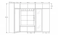 Cuier Hol Max 39, Alb/Roz - Trinity 10 2