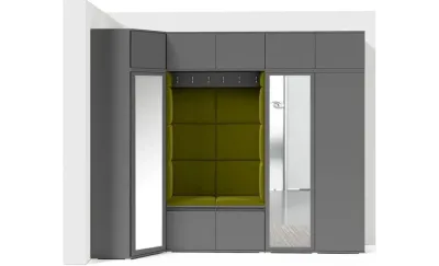 Cuier Hol Max 39, Grafit/Verde - Trinity 12